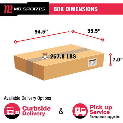 7.5 Ft. Titan Pool Table, Billiard Table with Accessories by