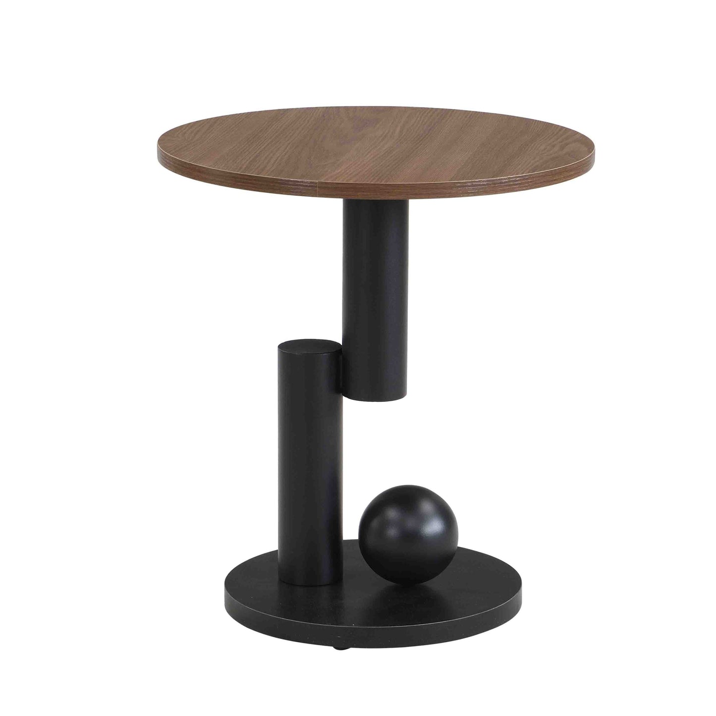 2-Piece Nesting Coffee Table Set with Storage - Black & Brown