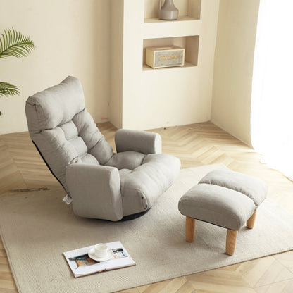 360 degree rotatable leisure sofa and lounge chair combination
