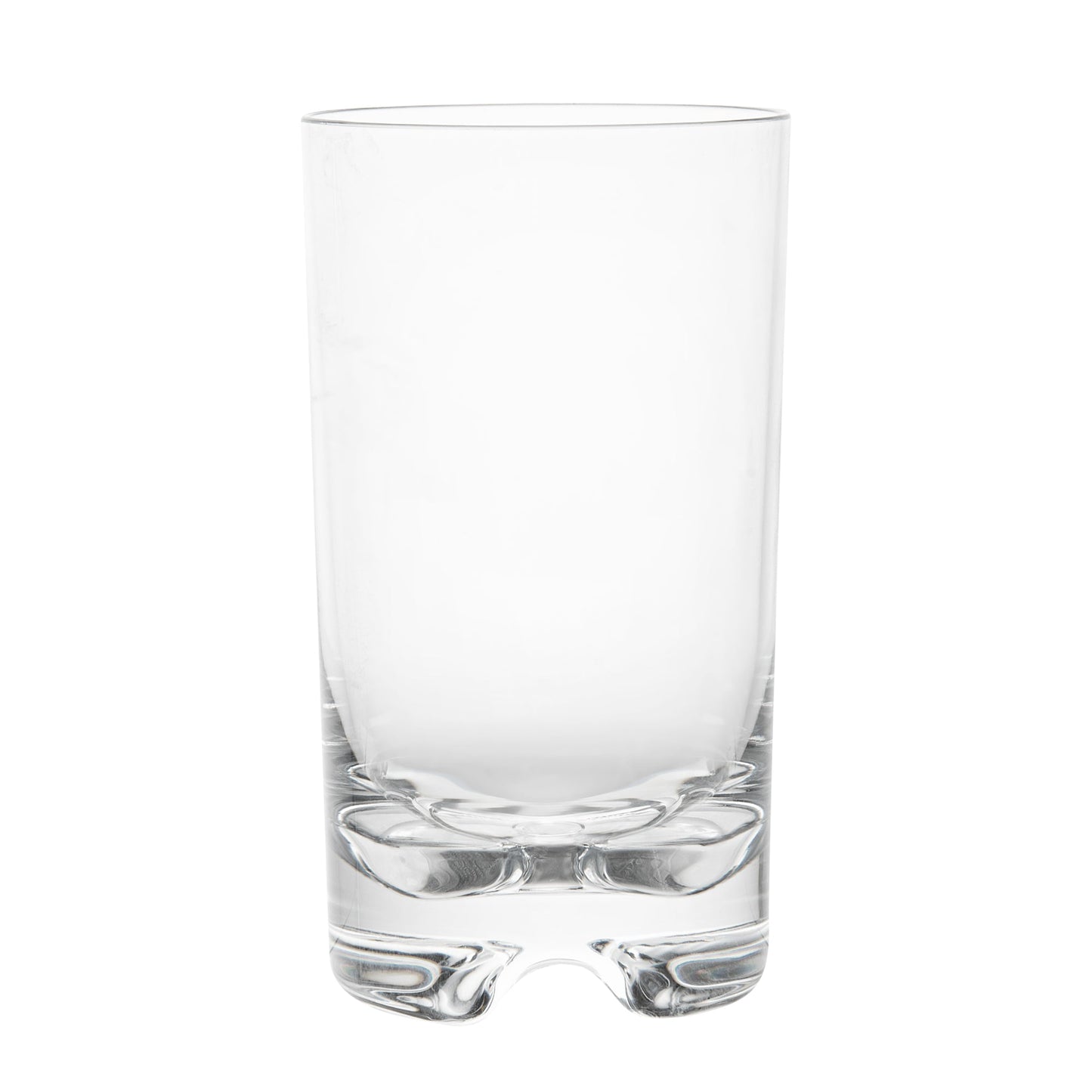 Bev Tek 14 oz Polycarbonate Highball Glass - 3" x 3" x 5 1/2" - 6 count box