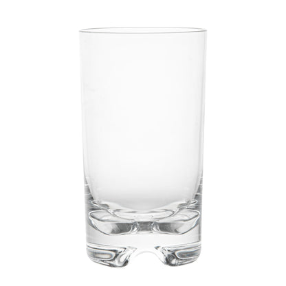 Bev Tek 14 oz Polycarbonate Highball Glass - 3" x 3" x 5 1/2" - 6 count box