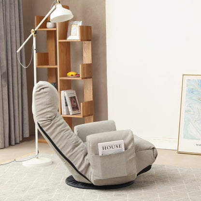 360 degree rotatable leisure sofa and lounge chair combination