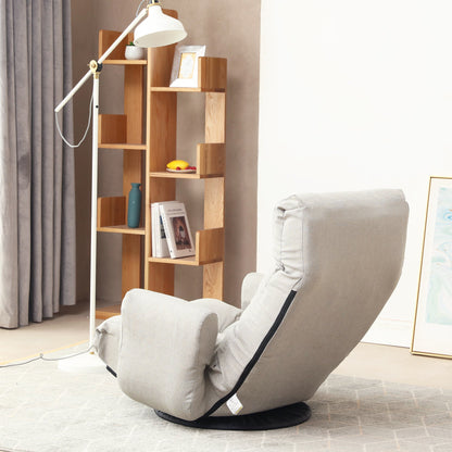 360 degree rotatable leisure sofa and lounge chair combination
