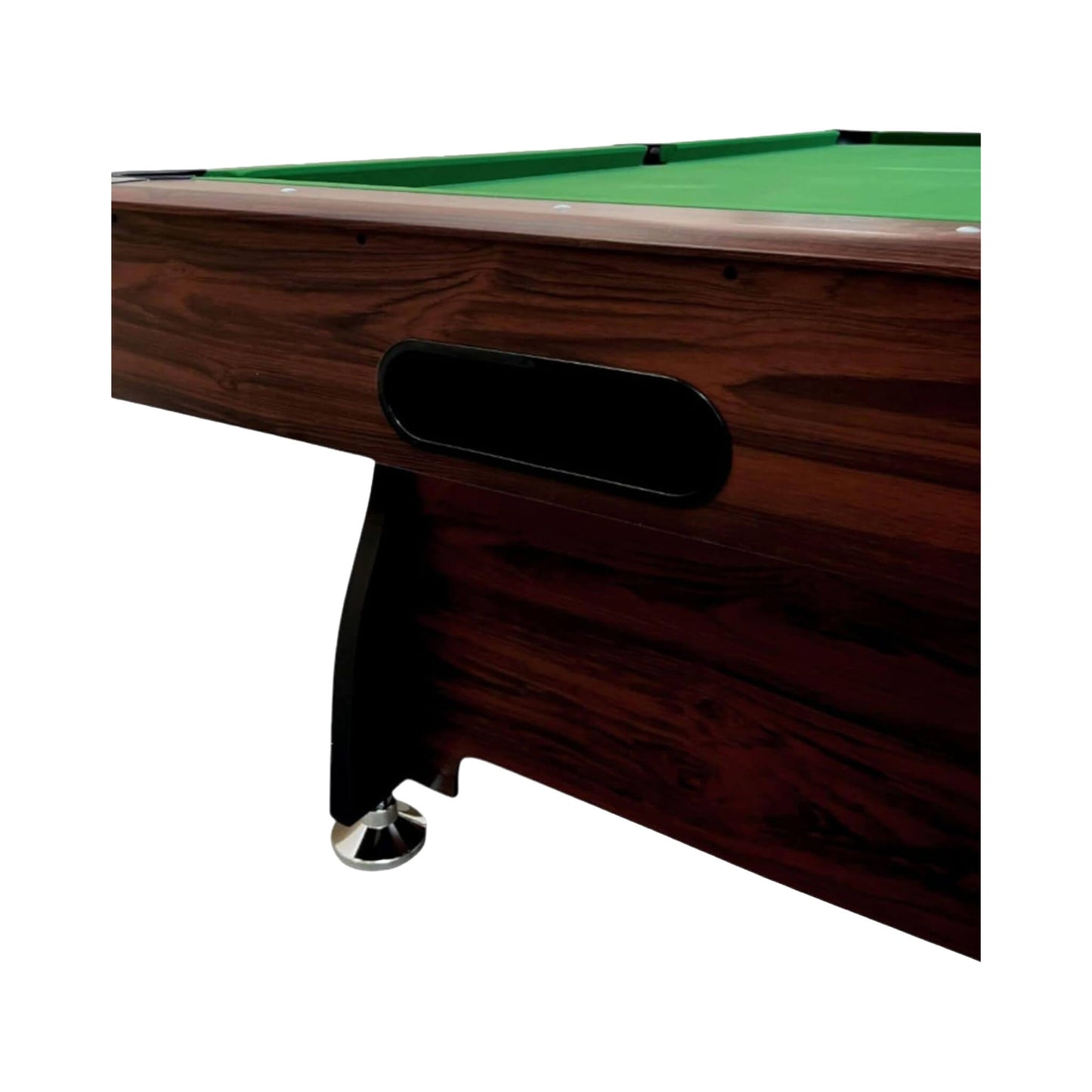 8FT Modern Green Felt Billiard Pool Table With Automatic Ball Return And Accessories Kit
