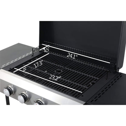 Premium Outdoor 4-Burner Propane BBQ Grill