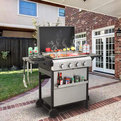 Premium Outdoor 4-Burner Propane BBQ Grill
