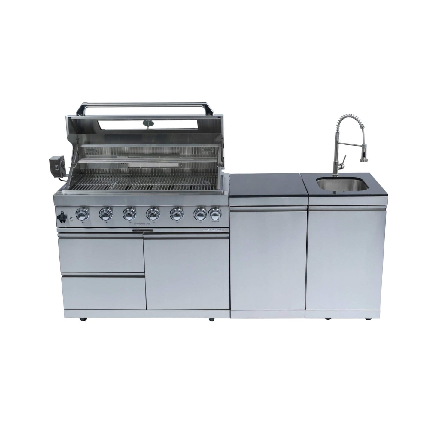 Castelle Flame Tuscany Outdoor BBQ Liquid Propane Kitchen Grill Island